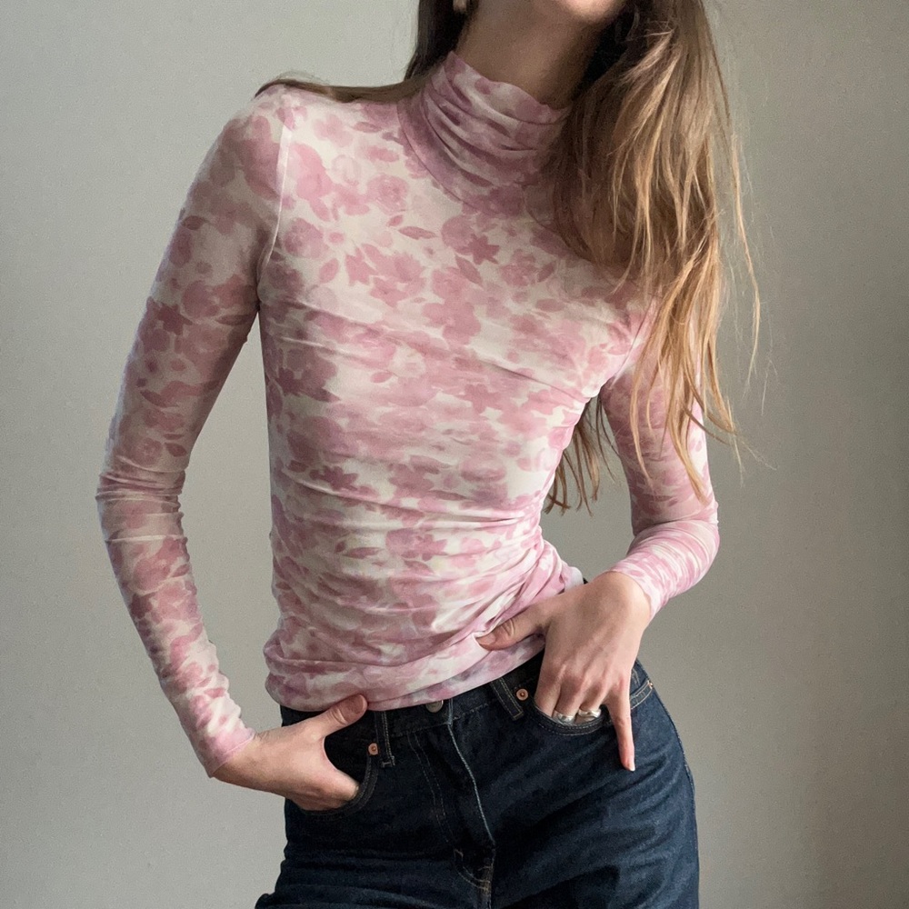 GANNI Pink Top